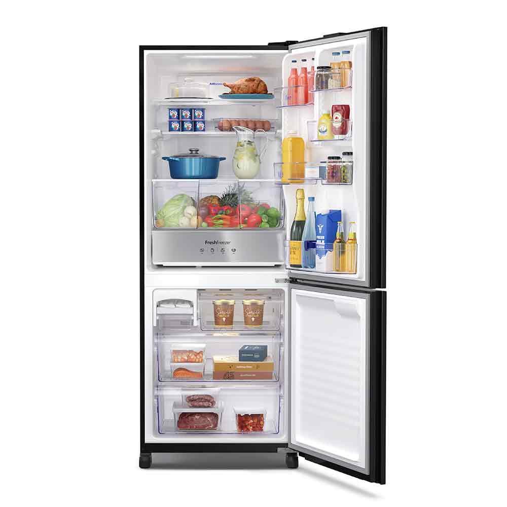 Refrigerador Panasonic de 02 Portas Frost Free com 450 Litros Bottom Freezer Preto - NRBB65GV - 2