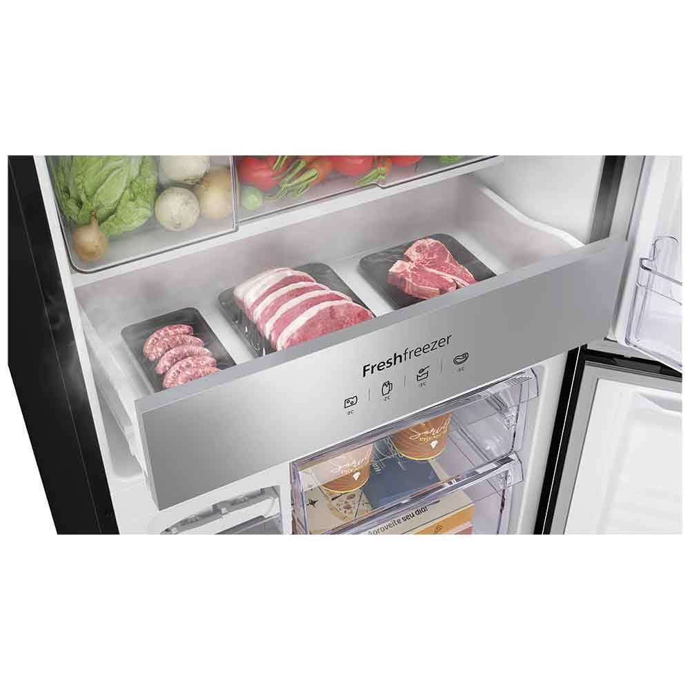 Refrigerador Panasonic de 02 Portas Frost Free com 450 Litros Bottom Freezer Preto - NRBB65GV - 4