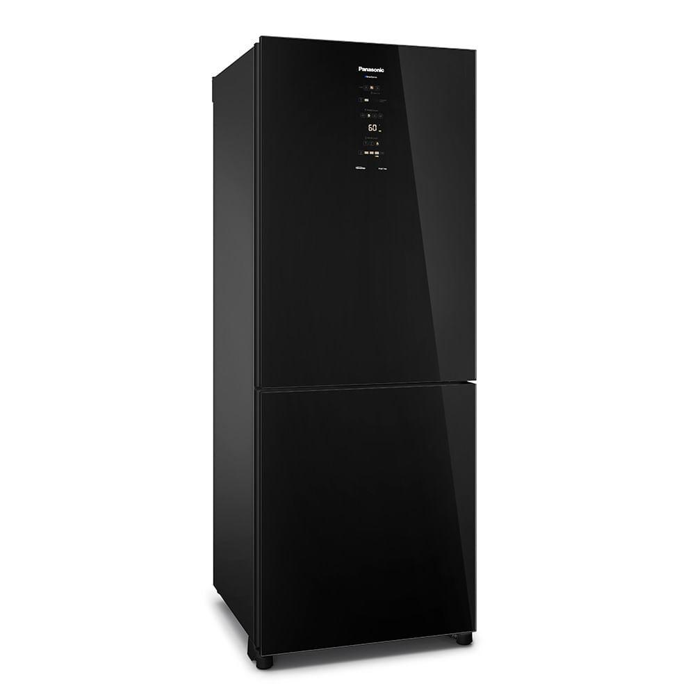 Refrigerador Panasonic de 02 Portas Frost Free com 450 Litros Bottom Freezer Preto - NRBB65GV - 5