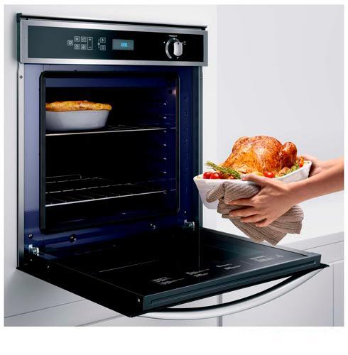Forno de Embutir a Gás Brastemp 78 Litros Inox com Convecção e Termômetro Meat Control - BOH84AR - 4