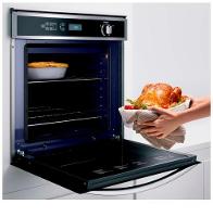 Forno de Embutir a Gás Brastemp 78 Litros Inox com Convecção e Termômetro Meat Control - BOH84AR
