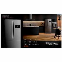 Refrigerador French Door Brastemp de 3 Portas Frost Free Side Inverse com 554L Inox - BRO85AK - 6
