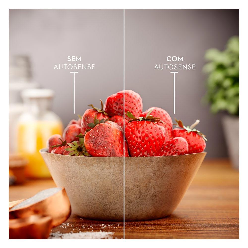 Refrigerador de 02 Portas Electrolux Frost Free com 490 Litros Efficient com AutoSense Inverse Inox Look - IB7S - 4