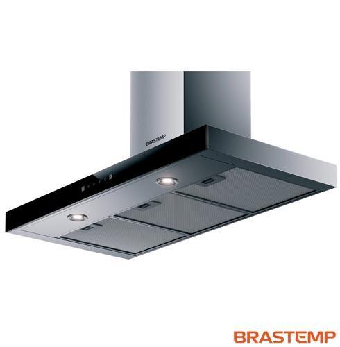 Coifa de Parede Brastemp 90 cm Tbox com 03 Velocidades + Turbo, Painel Touch, Timer, Inox - BAE90AR - 3