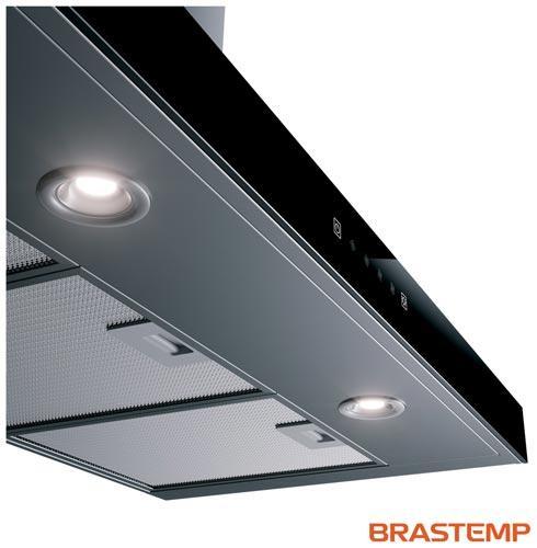 Coifa de Parede Brastemp 90 cm Tbox com 03 Velocidades + Turbo, Painel Touch, Timer, Inox - BAE90AR - 6