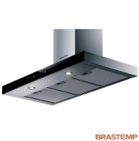Coifa de Parede Brastemp 90 cm Tbox com 03 Velocidades + Turbo, Painel Touch, Timer, Inox - BAE90AR - 3
