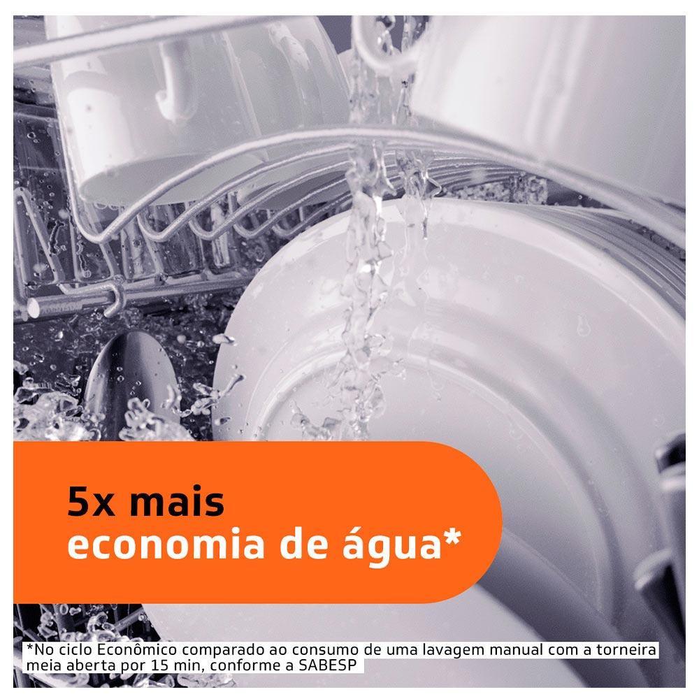 Lava Louças Brastemp Cinza Metálico com 08 Serviços e 05 Programas de Lavagem - BLF08B - 6