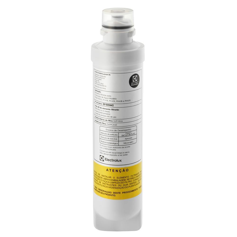 Filtro Purificador PE11 em Polipropileno Branco - Electrolux - 41037245 - 2