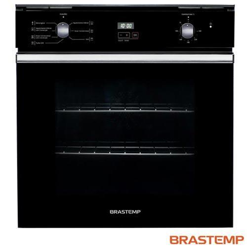 Forno de Embutir Elétrico Brastemp 84 Litros Preto com Convecção e Timer Touch - BOC84AE - 1