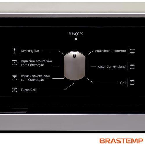 Forno de Embutir Elétrico Brastemp 84 Litros Preto com Convecção e Timer Touch - BOC84AE - 6