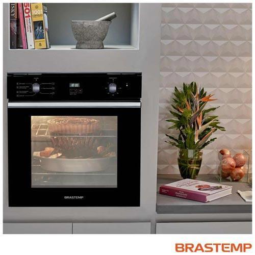 Forno de Embutir Elétrico Brastemp 84 Litros Preto com Convecção e Timer Touch - BOC84AE - 10