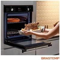 Forno de Embutir Elétrico Brastemp 84 Litros Preto com Convecção e Timer Touch - BOC84AE - 9