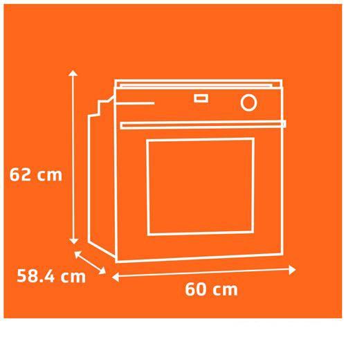 Forno de Embutir a Gás Brastemp 78 Litros Inox Espelhado com Grill Timer Touch BOA84AR - 5