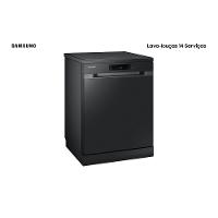 Lava Louças Samsung Black Inox com 14 Serviços - DW60C7050FG - 2
