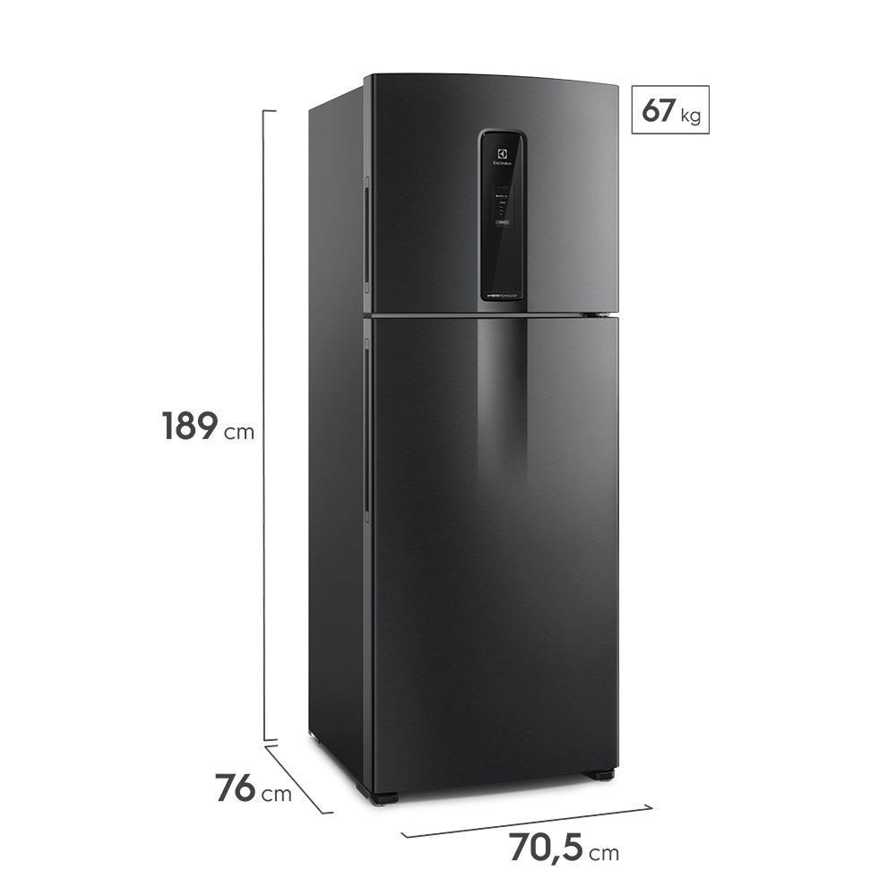 Refrigerador de 02 Portas Electrolux Frost Free com 480 Litros Efficient com AutoSense Inverter Black Inox Look - I - 6