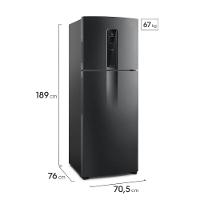 Refrigerador de 02 Portas Electrolux Frost Free com 480 Litros Efficient com AutoSense Inverter Black Inox Look - I - 6
