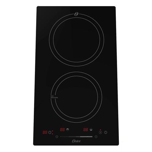 Cooktop por Indução Oster em Vitrocerâmico com 02 Bocas e Painel Touch Screen 2 em 1 Preto - OTOP202 - 1