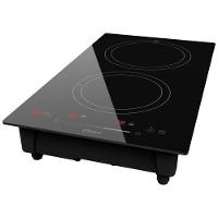 Cooktop por Indução Oster em Vitrocerâmico com 02 Bocas e Painel Touch Screen 2 em 1 Preto - OTOP202 - 2