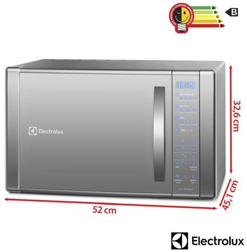 Micro-ondas Electrolux com 31 Litros de Capacidade e Grill Prata - ME41X - 2