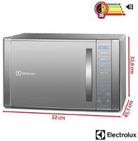 Micro-ondas Electrolux com 31 Litros de Capacidade e Grill Prata - ME41X - 2