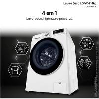 Lava & Seca 14 Kg LG Smart com Inteligência Artificial AIDDT Branca com 13 Programas de Lavagem - CV5014WC4 - 8