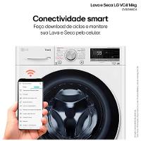 Lava & Seca 14 Kg LG Smart com Inteligência Artificial AIDDT Branca com 13 Programas de Lavagem - CV5014WC4 - 9