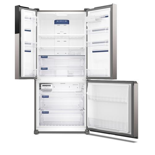 Refrigerador Multidoor Efficient Electrolux de 03 Portas Frost Free com 590 Litros AutoSense e Inverter Inox Look - - 3