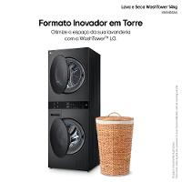 Lava e Seca Torre 14Kg LG Smart Black Inox - WK14BS6A - 2