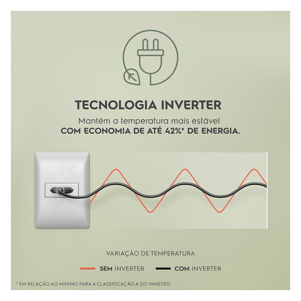 Refrigerador de 02 Portas Electrolux Frost Free com 490 Litros Efficient com AutoSense Inverse Black Look - IB7B - 9