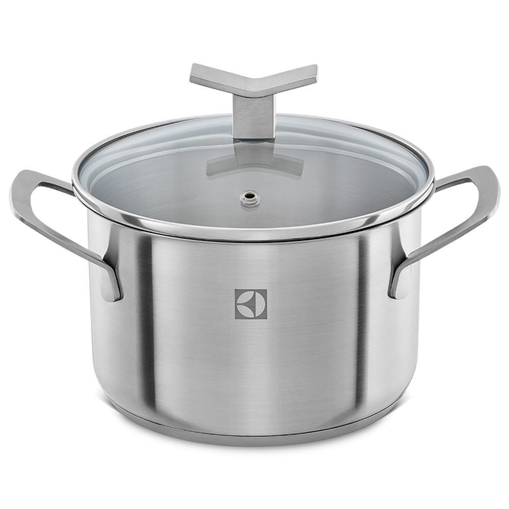 Conjunto de Panelas em Aço Inox com 05 Peças - Electrolux - 3