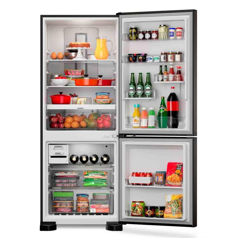 Refrigerador de 02 Portas Brastemp Frost Free Inverse A+++ 447 Litros Black Inox com Smart Flow e Fresh Box - BRE57 - 2