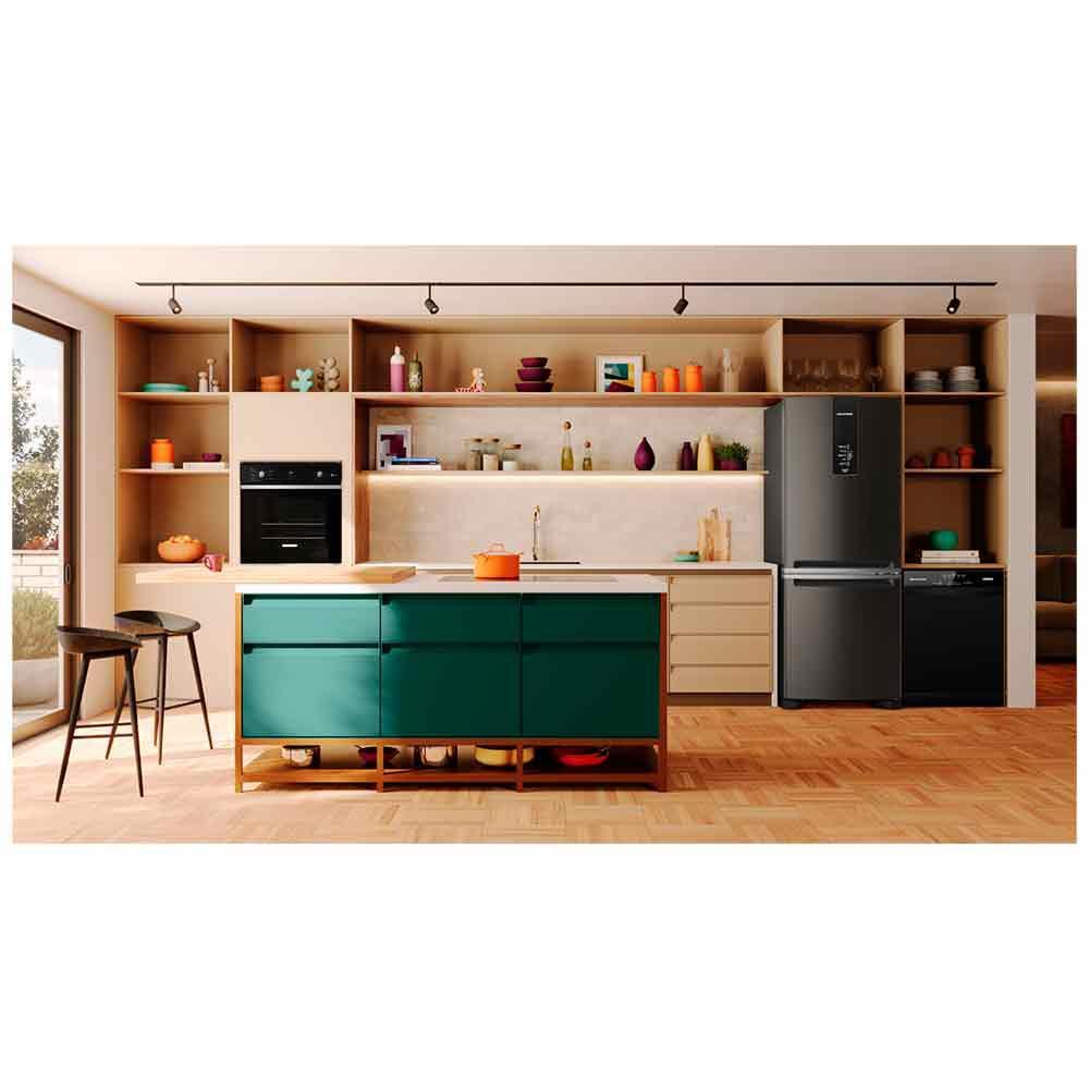Refrigerador de 02 Portas Brastemp Frost Free Inverse A+++ 447 Litros Black Inox com Smart Flow e Fresh Box - BRE57 - 6