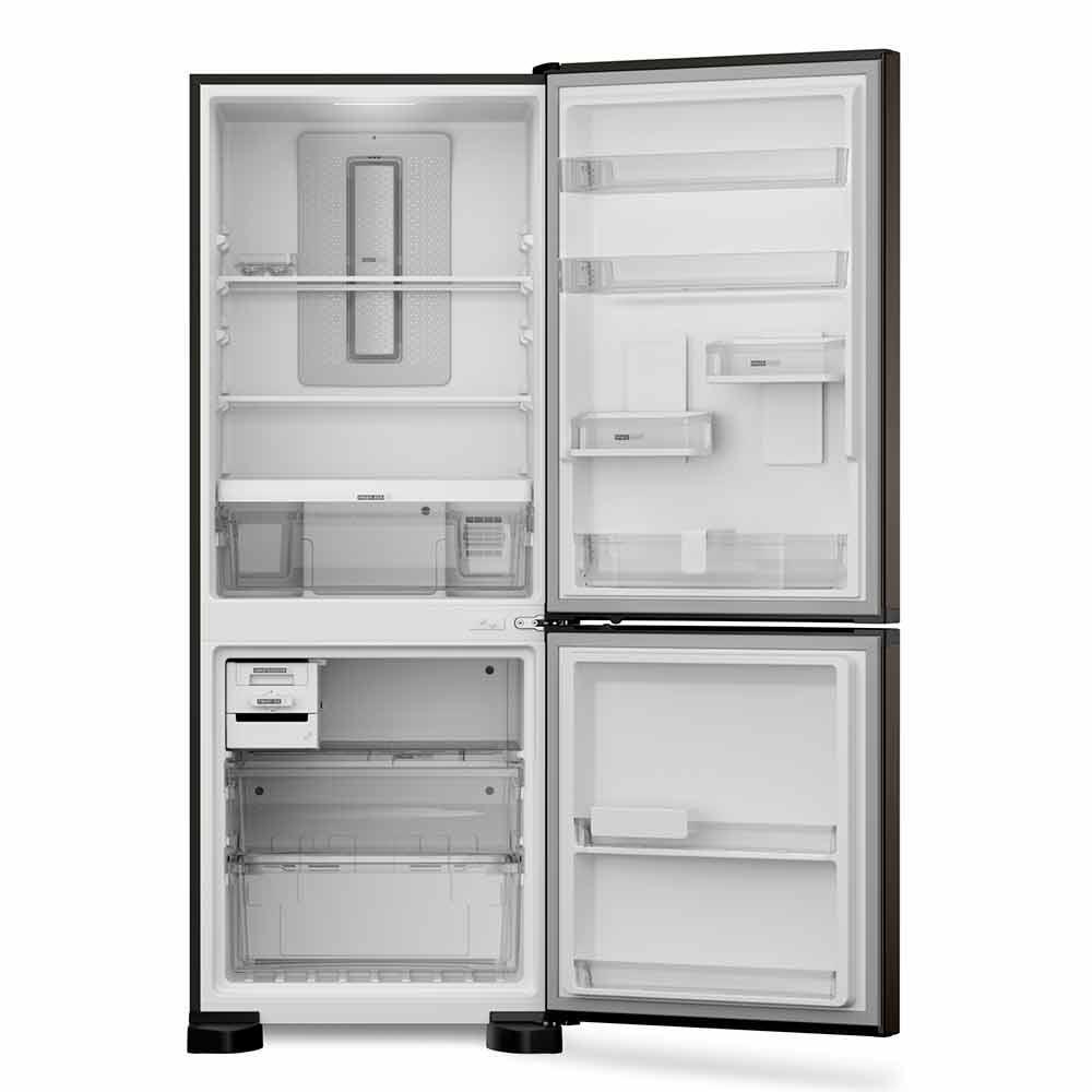 Refrigerador de 02 Portas Brastemp Frost Free Inverse A+++ 447 Litros Black Inox com Smart Flow e Fresh Box - BRE57 - 9