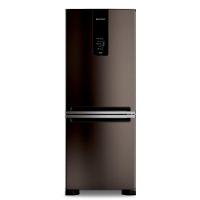 Refrigerador de 02 Portas Brastemp Frost Free Inverse A+++ 447 Litros Black Inox com Smart Flow e Fresh Box - BRE57 - 1