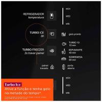 Refrigerador de 02 Portas Brastemp Frost Free Inverse A+++ 447 Litros Black Inox com Smart Flow e Fresh Box - BRE57 - 7