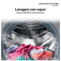 Lava e Seca 12Kg LG Smart Inox com 12 Programas de Lavagem - CV5012PC4 - 5