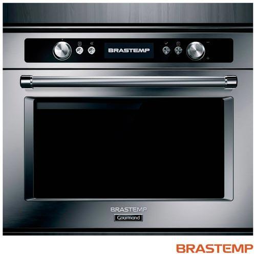 Micro-ondas de Embutir Brastemp Gourmand 40 Litros Inox com Sistema 3D e Sensor Cooking - 2