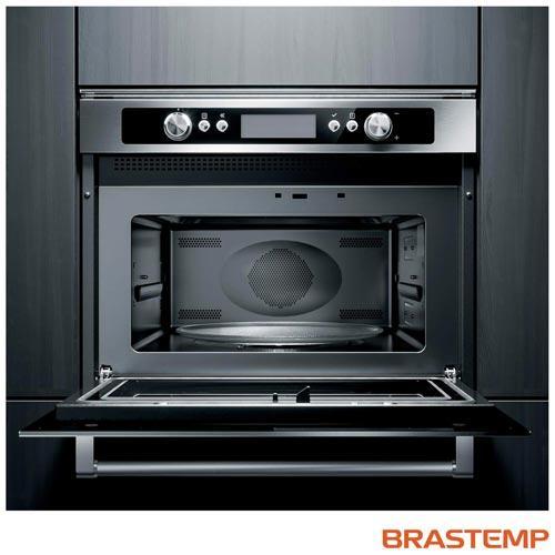 Micro-ondas de Embutir Brastemp Gourmand 40 Litros Inox com Sistema 3D e Sensor Cooking - 3