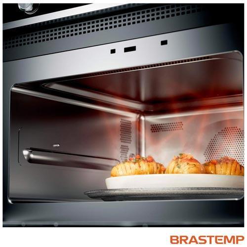 Micro-ondas de Embutir Brastemp Gourmand 40 Litros Inox com Sistema 3D e Sensor Cooking - 6