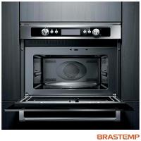 Micro-ondas de Embutir Brastemp Gourmand 40 Litros Inox com Sistema 3D e Sensor Cooking - 3