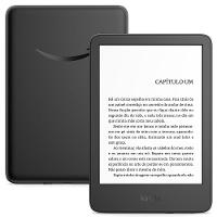 Kindle 16GB modelo2024, tela antirreflexo, troca de página rápida, luz ajustável e bateria longa duração, Cor Preto - 1