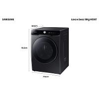 Lava e Seca 18 Kg Samsung Eco Bubble Black Inox Look com 25 Programas de Lavagem - WD18T6500FAZ - 5
