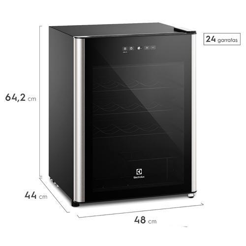 Adega Electrolux 24 Garrafas Uma Porta com Painel Digital WSF24 - 6