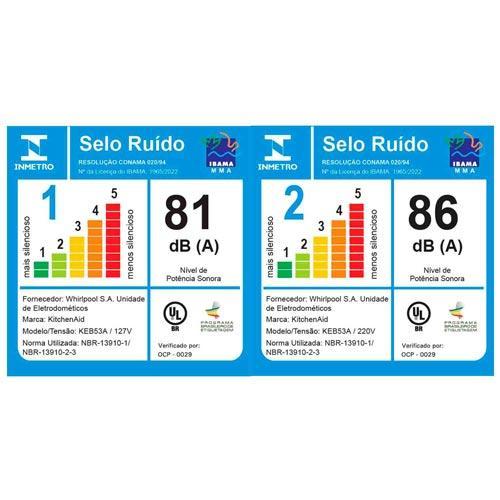 Mixer de Mão Kitchenaid Empire Red com Velocidade Variável, Capacidade de 0,7 Litros - KEB53AVANA - 9