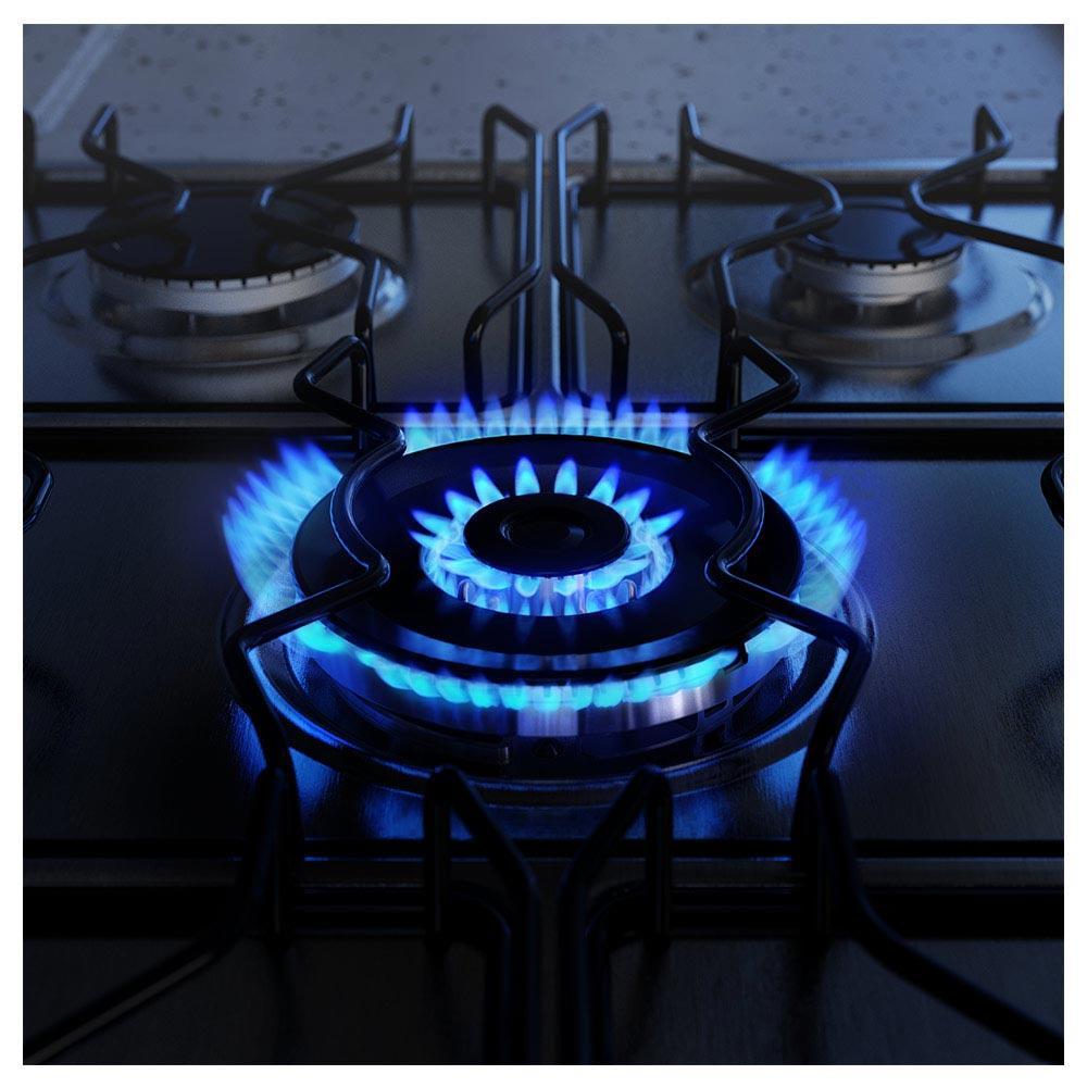 Fogão de Piso Electrolux de 05 Bocas Experience com PerfectCook360 Prata - FE5DC - 6