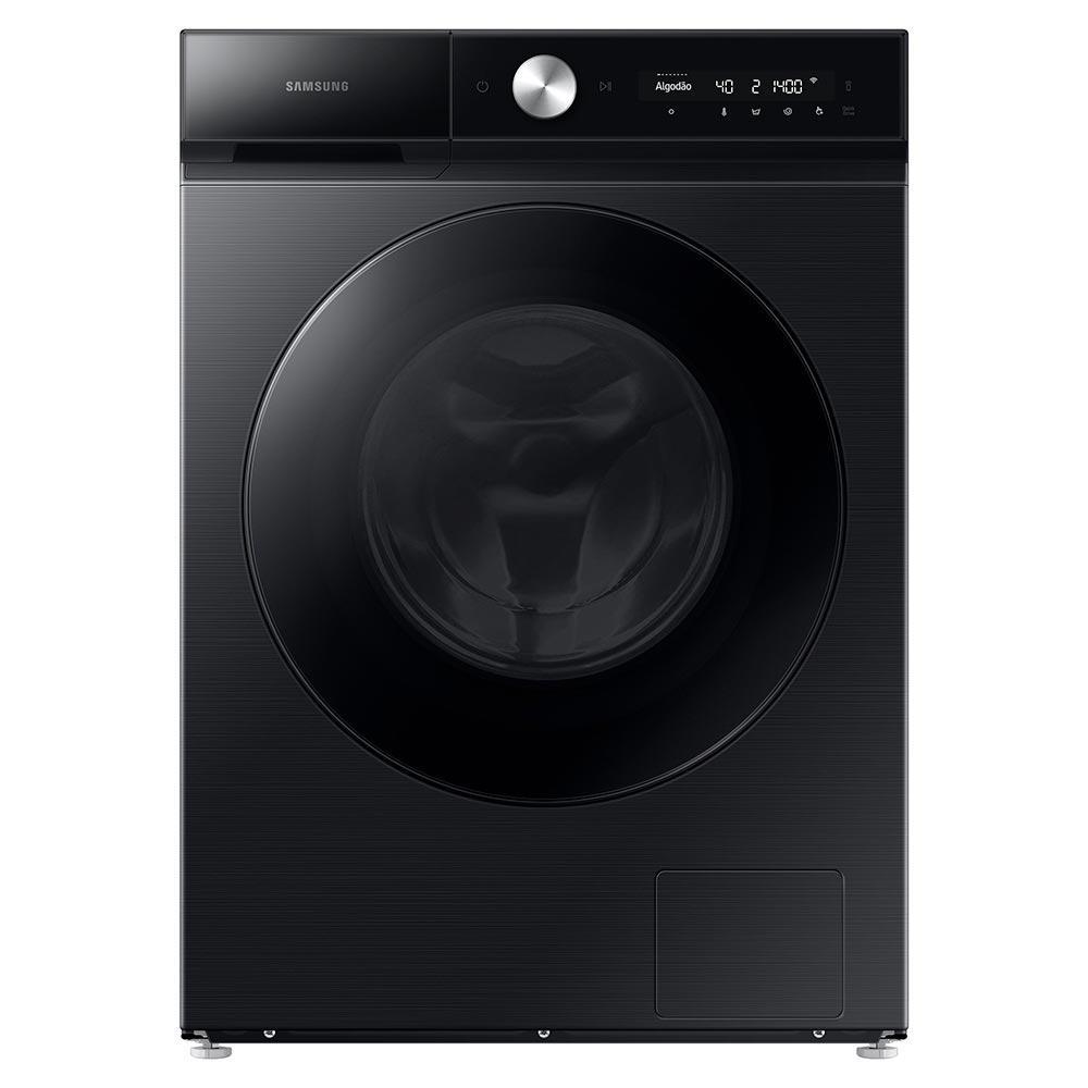 Lava & Seca 14 Kg Samsung Bespoke, Ecobubble, Black Caviar, 26 Programas de Lavagem - WD14BB944DGB - 1
