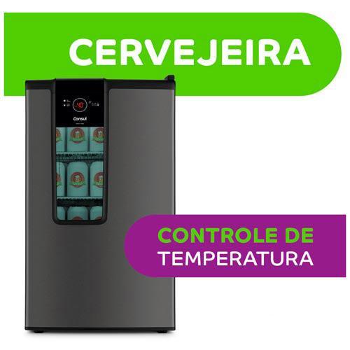 Cervejeira Consul Titanium com 82 Litros Display na Porta e Controle de Temperatura - CZD12AT - 2