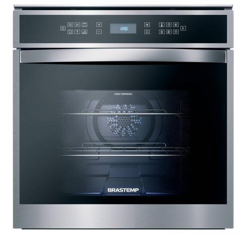 Forno de Embutir Elétrico Brastemp 84 Litros Inox com Convecção e Termômetro Meat Control - 1