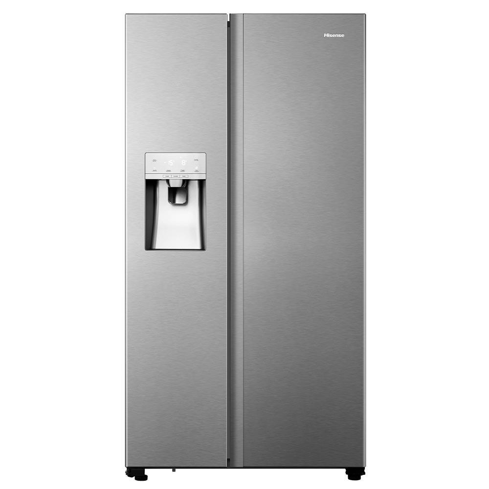 Refrigerador Side By Side Hisense de 02 Portas Frost Free com 533 Litros Inox Look - RS-69W1AIQI - 1