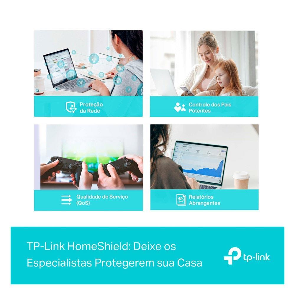 Roteador Wifi Mesh TP-LINK Deco X50 Gigabit Dual-Band AX3000 com 02 Unidades - 5